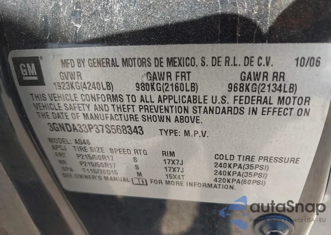 3GNDA33P37S568343: 42028144