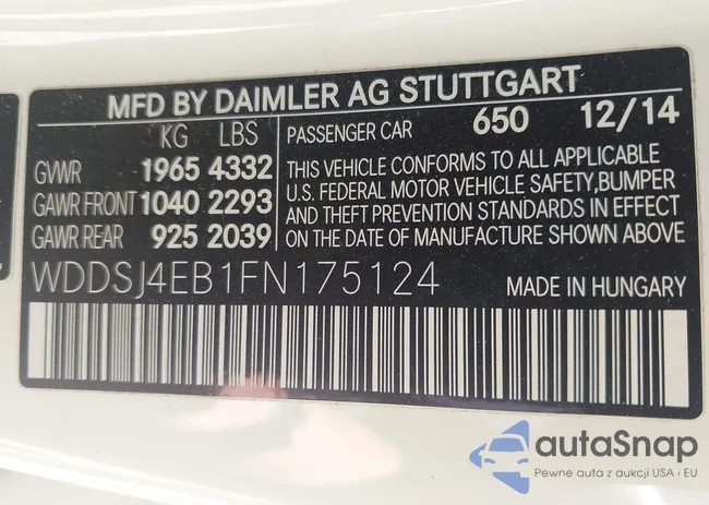 WDDSJ4EB1FN175124: 42028148