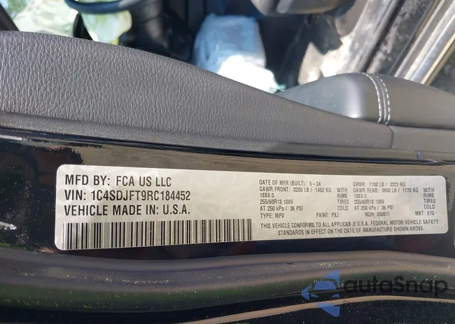 1C4SDJFT9RC184452: 42028164