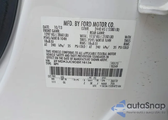 2FMDK3JC9DBE16134: 42028252