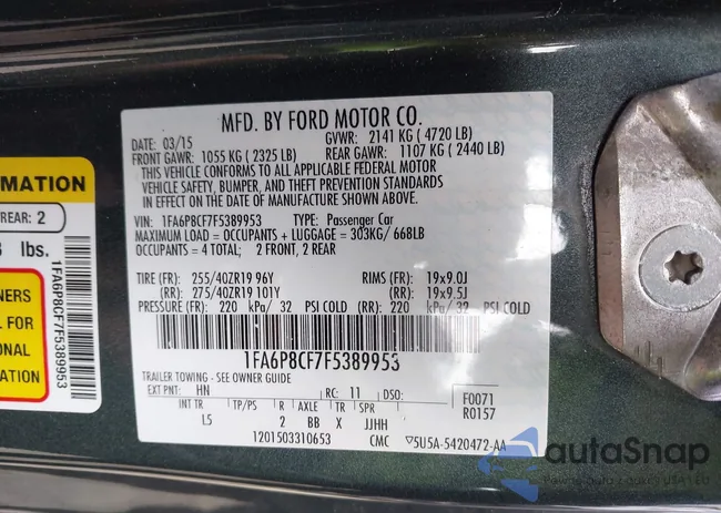 1FA6P8CF7F5389953: 42027796