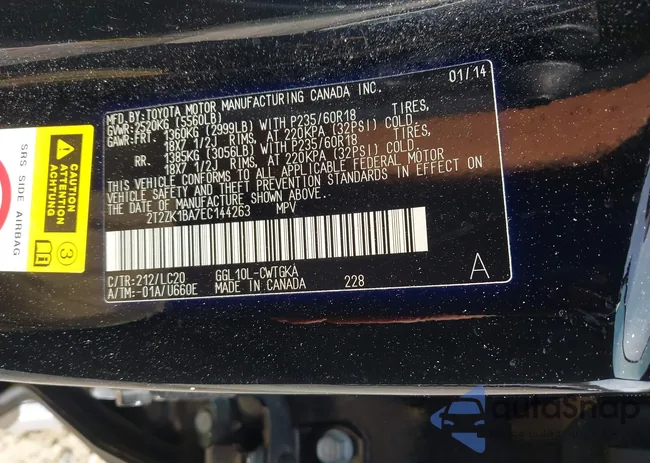 2T2ZK1BA7EC144263: 42029064