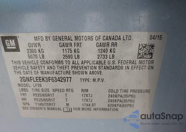 2GNFLEEK3F6342977: 42029134