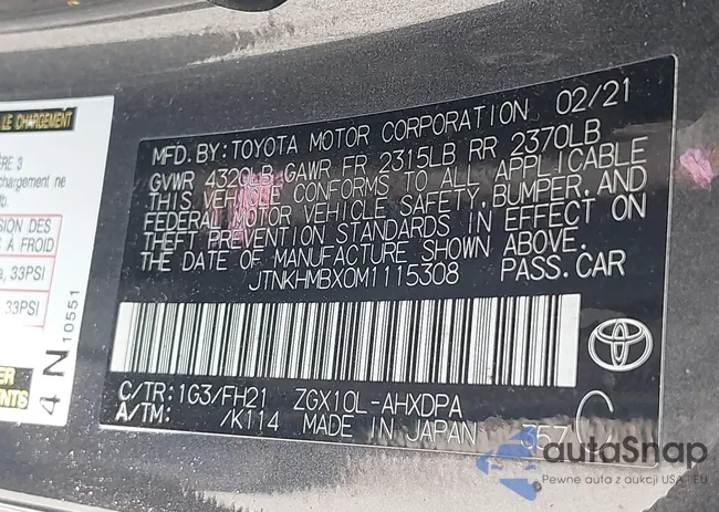 JTNKHMBX0M1115308: 42029265