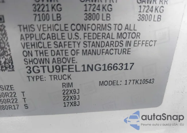 3GTU9FEL1NG166317: 42028767