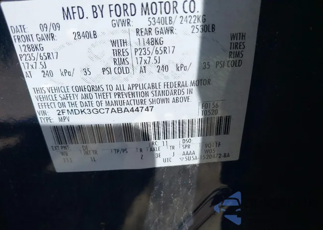 2FMDK3GC7ABA44747: 42029716