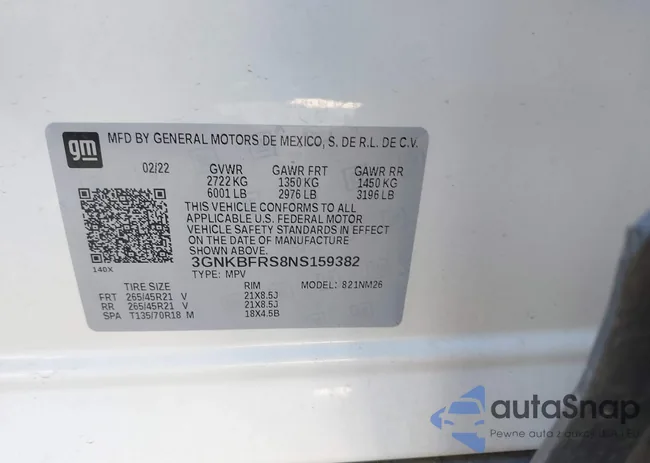 3GNKBFRS8NS159382: 42031038