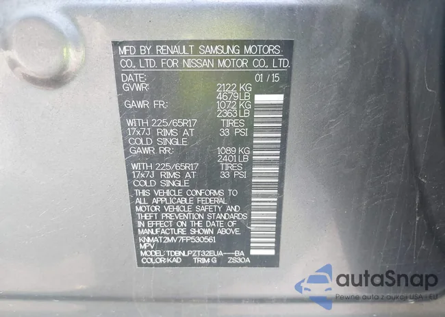 KNMAT2MV7FP530561: 42031121