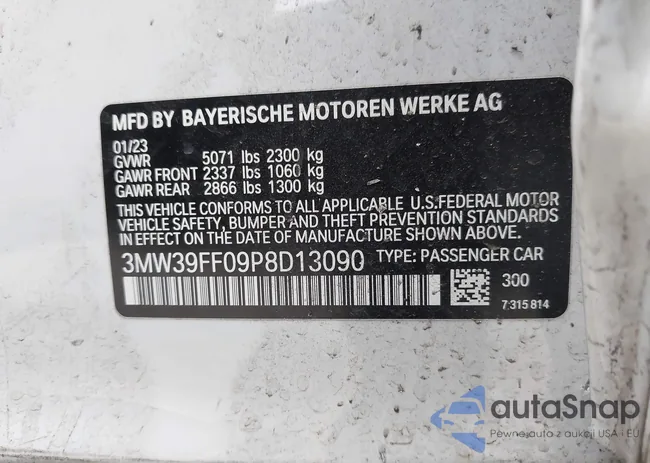 3MW39FF09P8D13090: 42031436