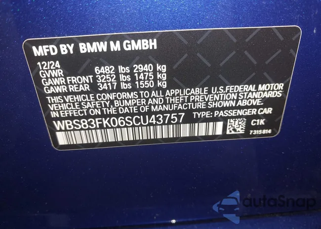 WBS83FK06SCU43757: 42031538