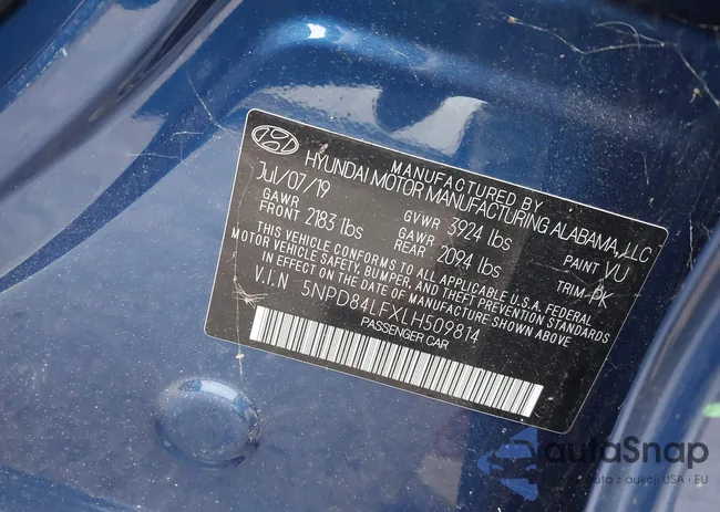 5NPD84LFXLH509814: 42032936