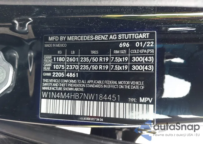 W1N4M4HB7NW184451: 42035432