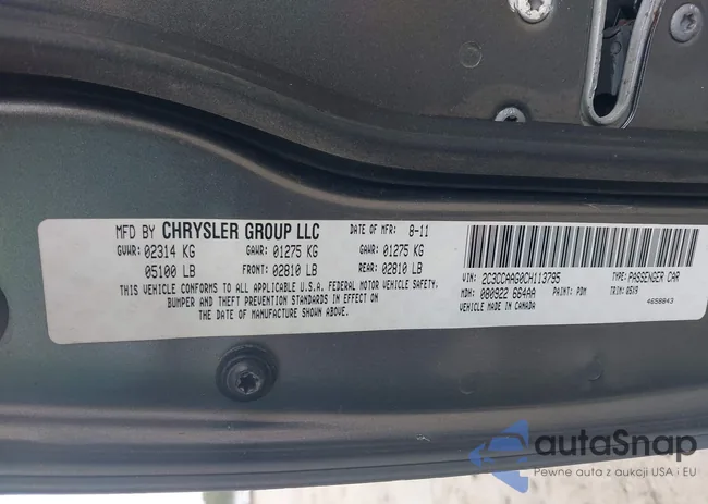 2C3CCAAG0CH113795: 42037428