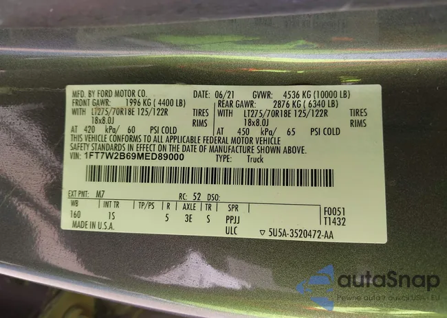 1FT7W2B69MED89000: 42037951