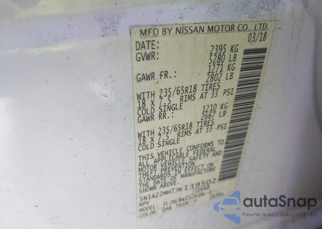 5N1AZ2MH7JN139502: 42038269