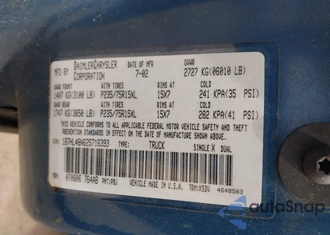 1B7HL48N62S716393: 42038313