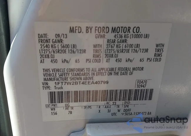 1FT7W2BT4EEA40799: 42039044