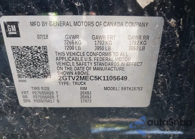 2GTV2MEC5K1105649: 42039152