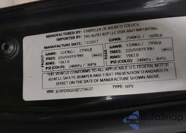 3C4PDDGG9JT219637: 42040826