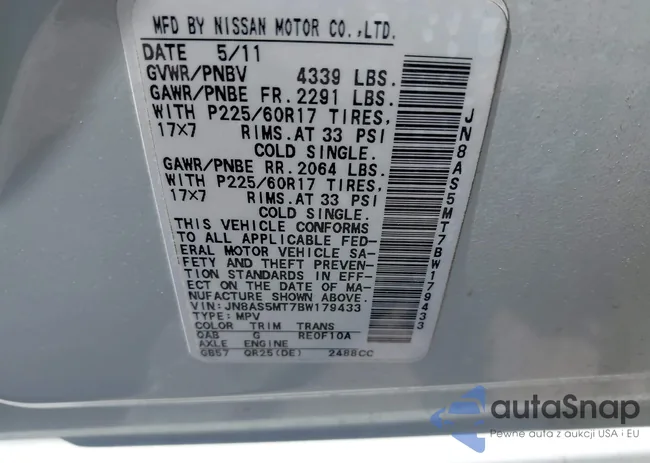 JN8AS5MT7BW179433: 42041364