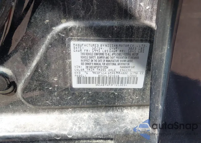 3N1AB7AP3FY213254: 42041379