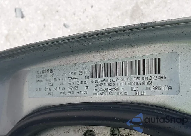 1C6RR7NM1HS874804: 42042305