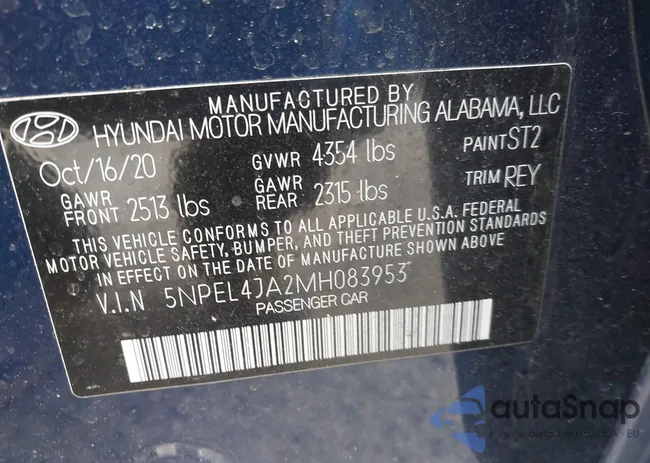 5NPEL4JA2MH083953: 42042446