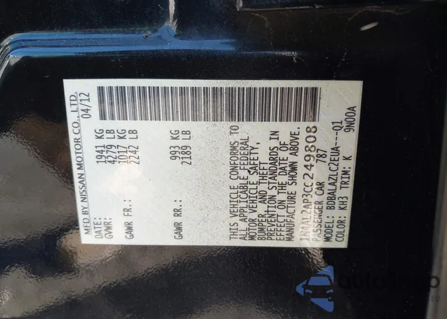 1N4AL2AP3CC249808: 42042564