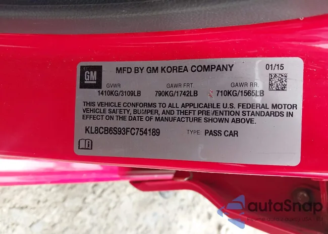 KL8CB6S93FC754189: 42045053