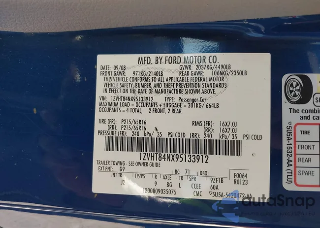 1ZVHT84NX95133912: 42046053