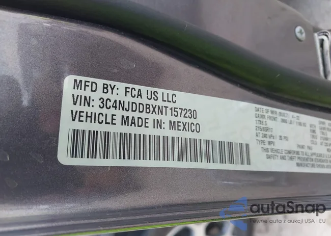 3C4NJDDBXNT157230: 42046292