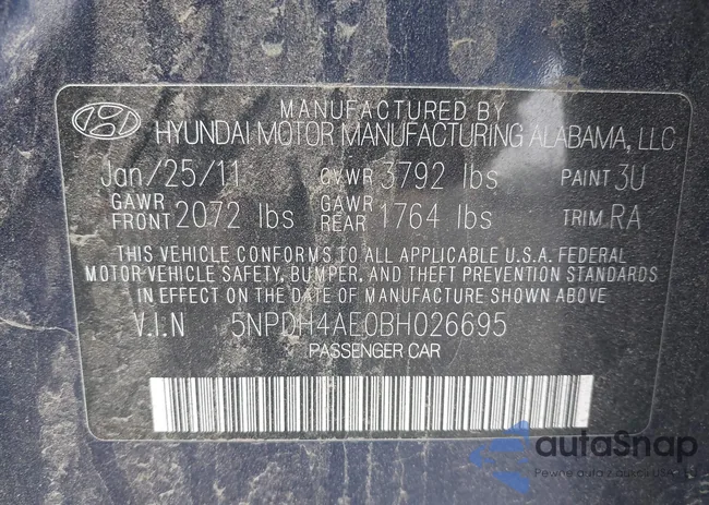 5NPDH4AE0BH026695: 42046894