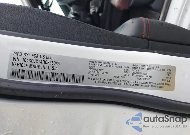 1C4SDJCT4RC228085: 42047084