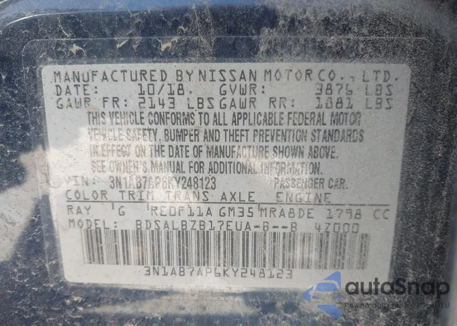 3N1AB7AP6KY248123: 42047404