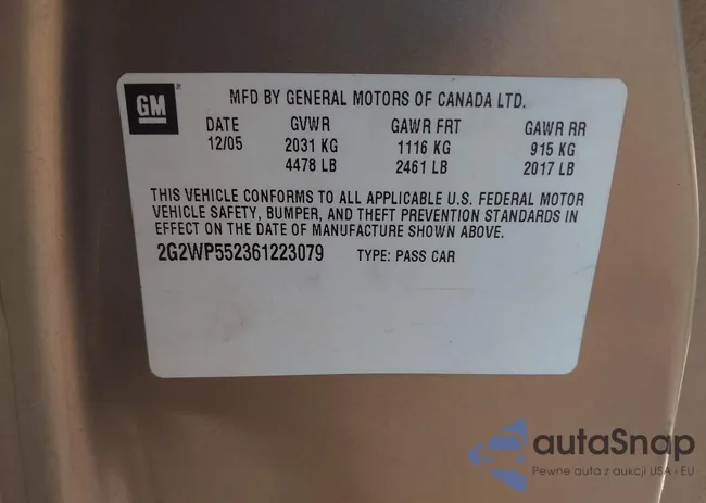 2G2WP552361223079: 42046439