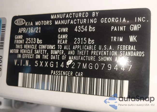 5XXG14J27MG079447: 42048234