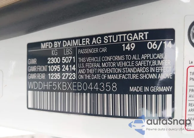 WDDHF5KBXEB044358: 42048899