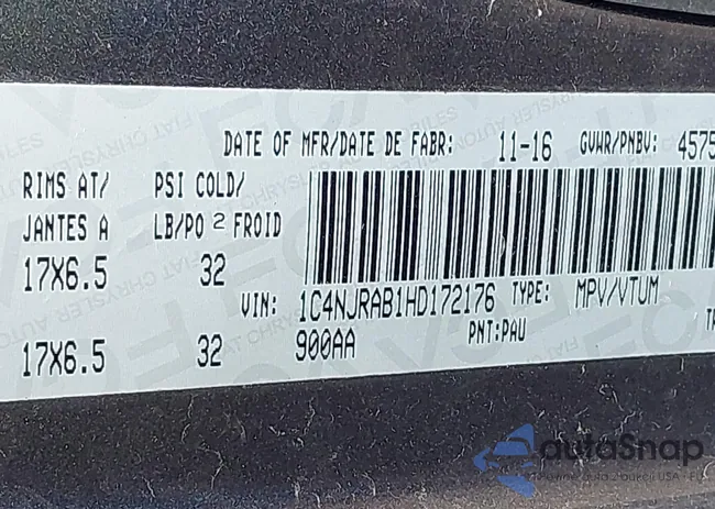 1C4NJRAB1HD172176: 42048964