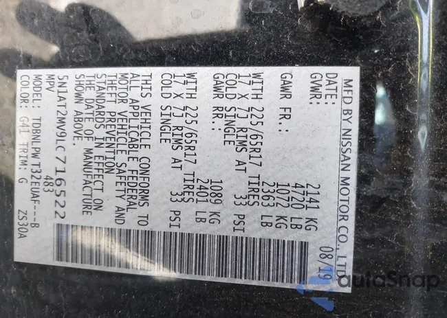 5N1AT2MV9LC716522: 42049159