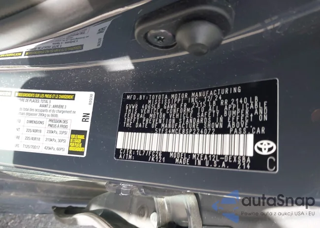 5YFS4MCE8SP224072: 42049212