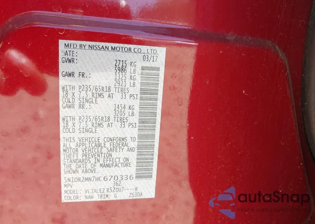 5N1DR2MN7HC670336: 42048416