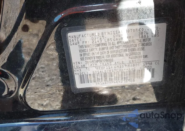 3N1AB7AP6KY298908: 42050263