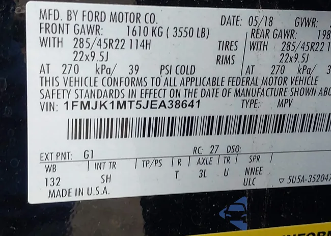 1FMJK1MT5JEA38641: 42049736