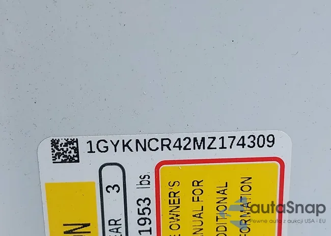 1GYKNCR42MZ174309: 42051341