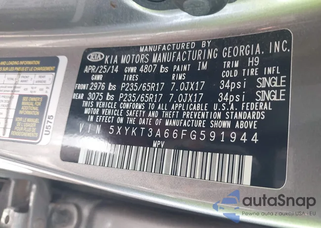 5XYKT3A66FG591944: 42052077