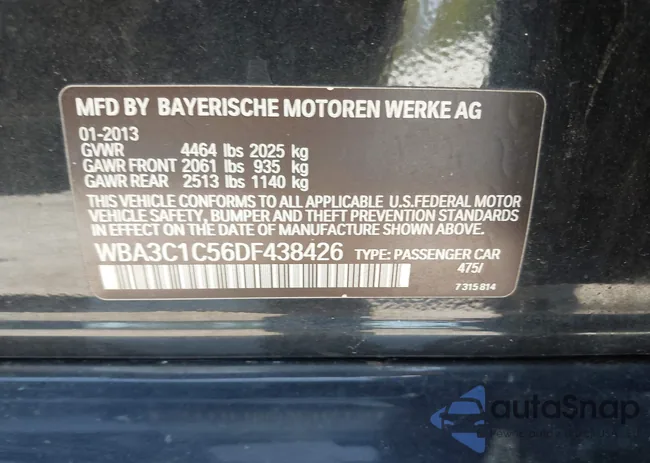 WBA3C1C56DF438426: 42052101