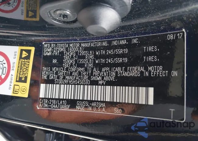 5TDDZRFH5HS456593: 42052388