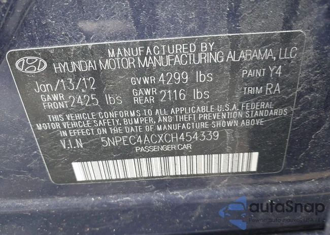 5NPEC4ACXCH454339: 42052557