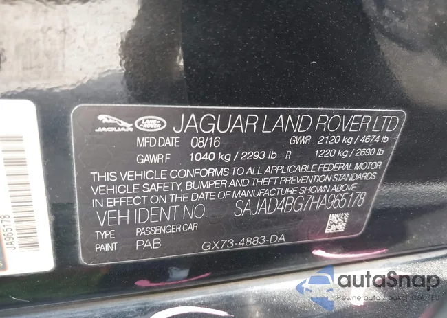 SAJAD4BG7HA965178: 42054236