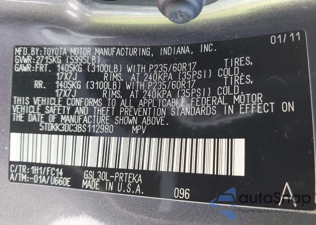 5TDKK3DC3BS112980: 42053582